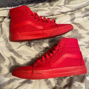 Unisex High Top Red Vans